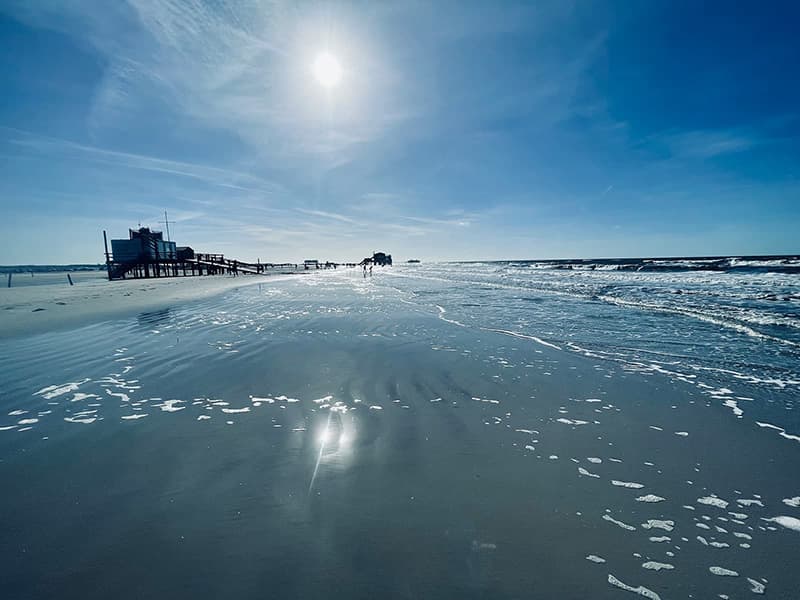 Nordsee-Strand in Sankt Peter Ording – nur 40 Minuten entfernt